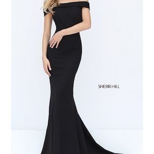 Long black dress